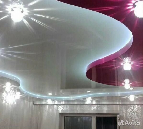 Натяжные потолки/Установка, монтаж без пыли,быстро