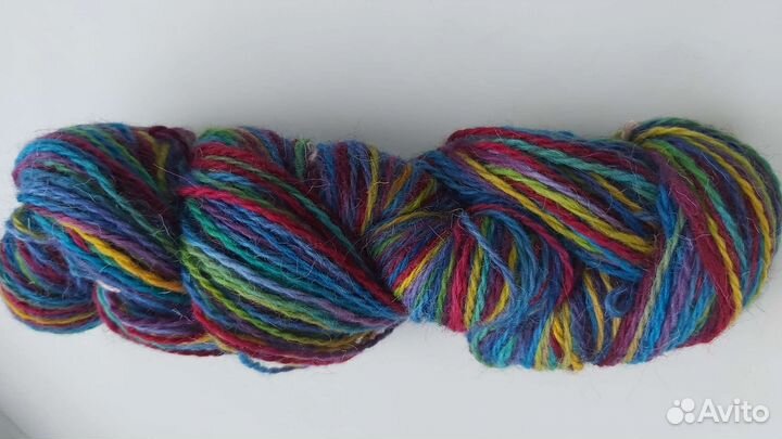 Пряжа ручного окрашивания, для носков