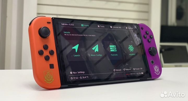 Nintendo Switch Oled + Чип + 128GB