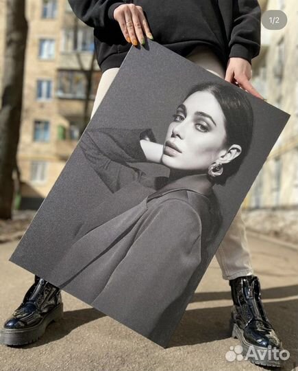 Портрет по фото на холсте под заказ