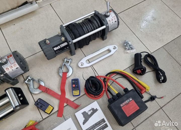 Лебедка автомобильная electric winch 12000 lbs