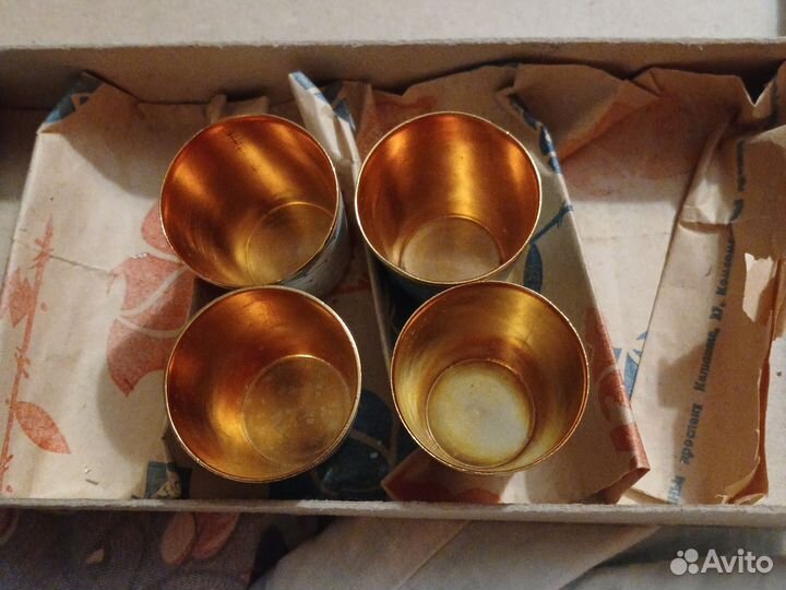 Рюмки мельхиор люм