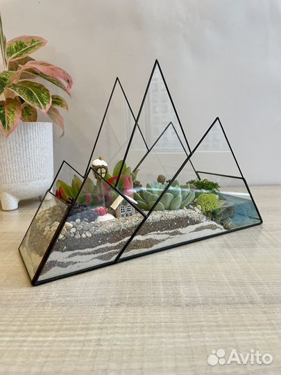 Флорариум с водоемом