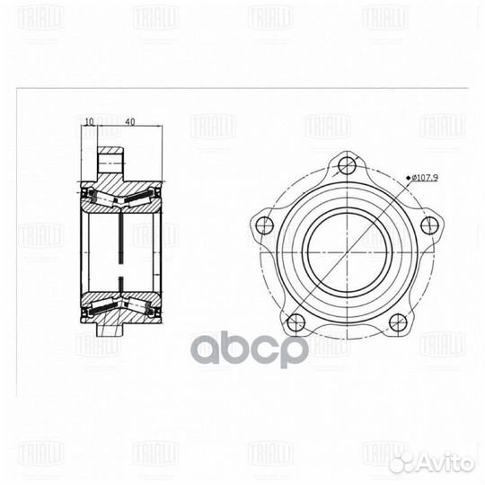 Ступица ГАЗель Next (13) (перед. с подшип.)