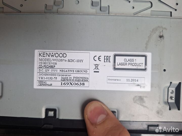 Магнитола 1 din kenwood