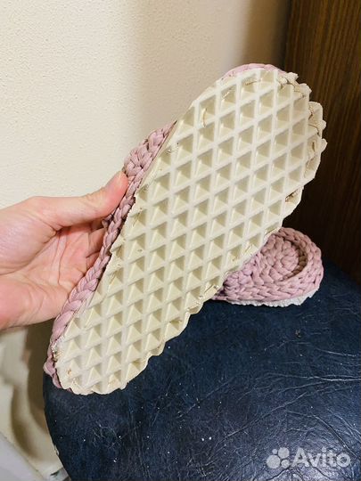 Тапочки вязаные