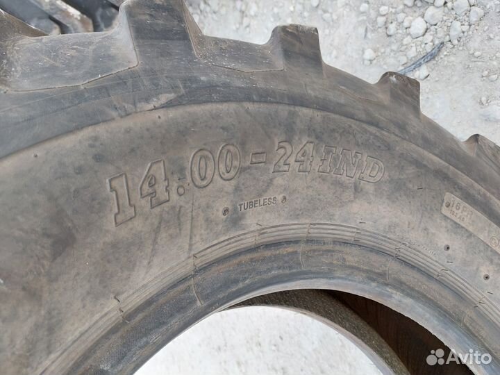 Спец шины на грейдер 14.00-24 BKT Trac Grader+ б/у