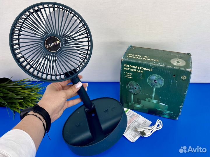 Портативный вентилятор 8 часов работы