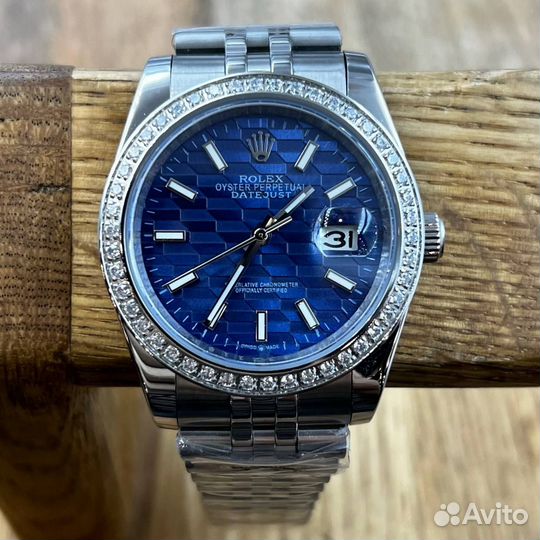Rolex Datejust Часы Женские Синий