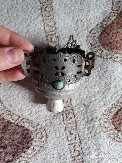 Лампада подвесная старинная