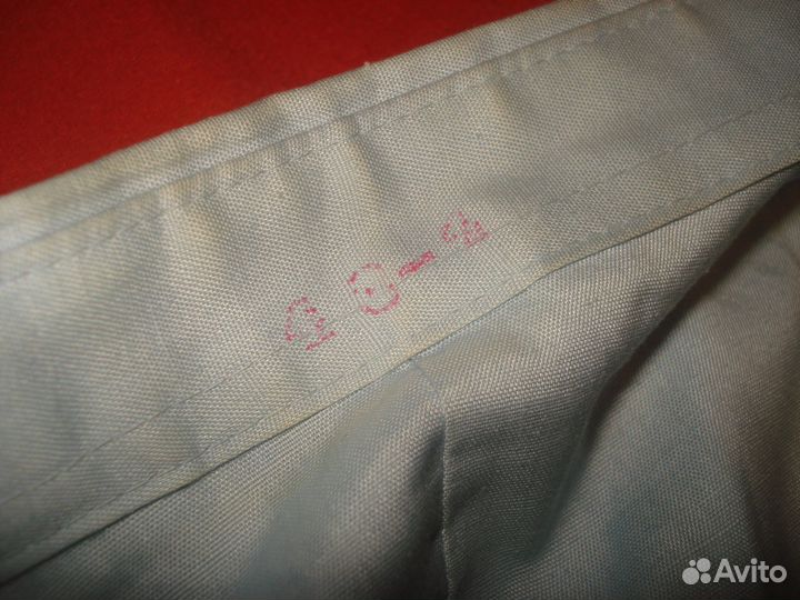 Рубашка форменная голубая