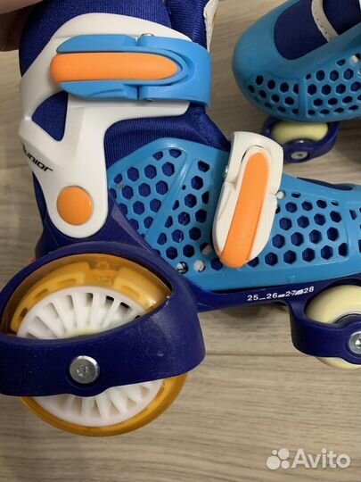Ролики детские, раздвижные 25-28