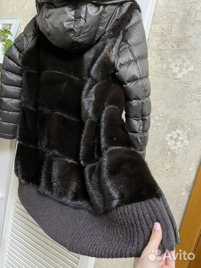Норковая шуба пуховик