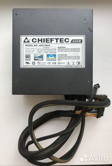 Блок питания ATX - 600W: chieftec APS-600C