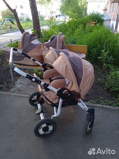 Коляска для двойни 2 в 1