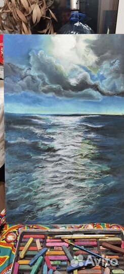 Картина пастель