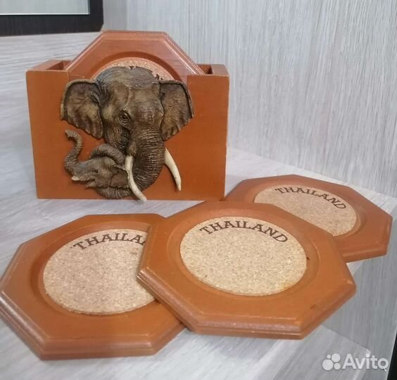 Набор подставок под пивные стаканы