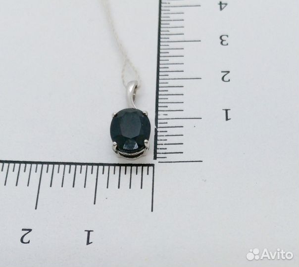 Подвеска с природным камнем Золото