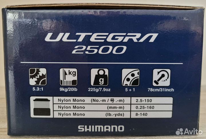 Катушка Shimano 21 Ultegra 4000 C3000 2500, шпуля