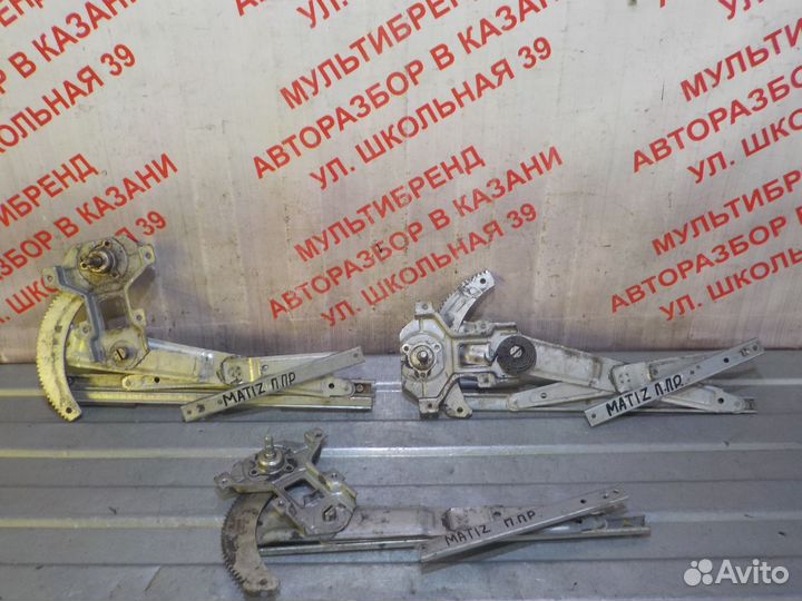 Стеклоподъемник механический передний правый Матиз