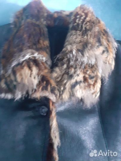 Дубленка натуральная женская р50 -52. б/у