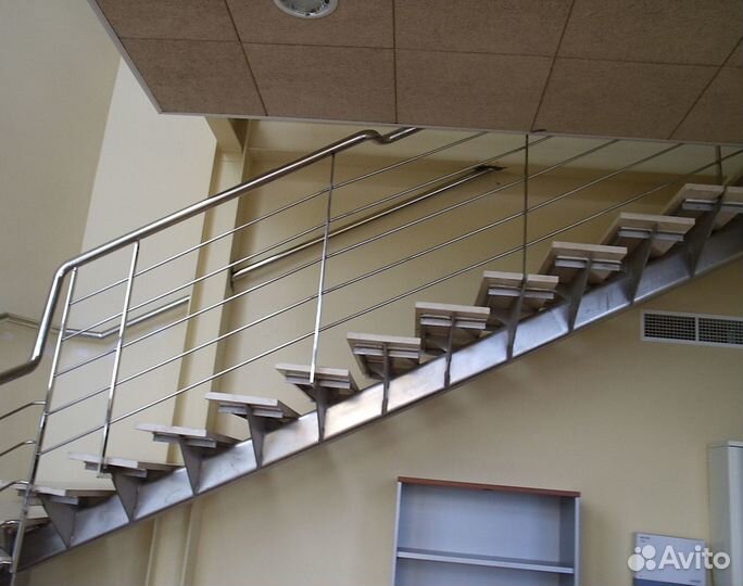 Сварной Каркас Забежной Лестницы в Коттедж