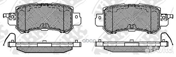 Колодки тормозные задние mazda CX 5 -15 PN25001