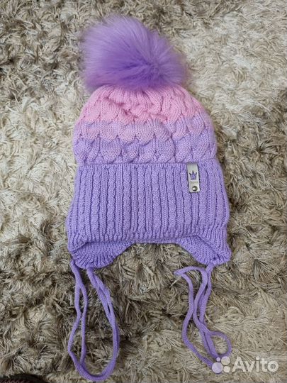 Новый комплект шапка и снуд 53-56