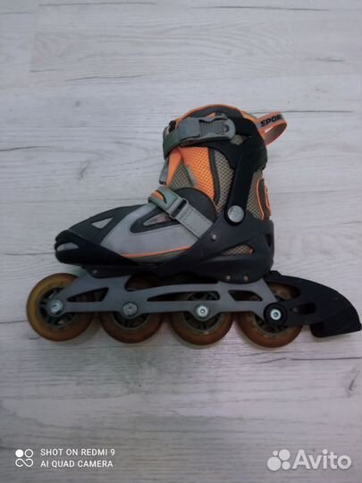 Ролики р.33-36 + экипировка