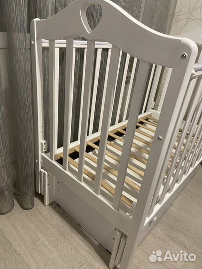 Кровать детская Антел Каролина 4/6 с маятником