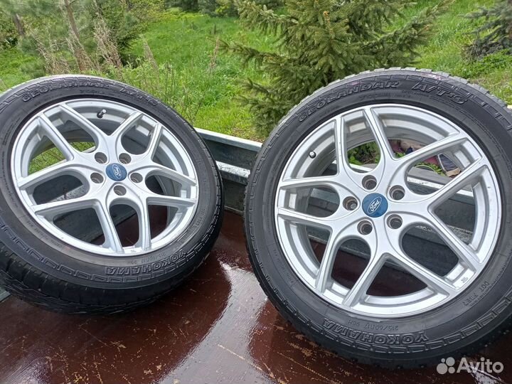 Диски литые r17 5*108 с резиной