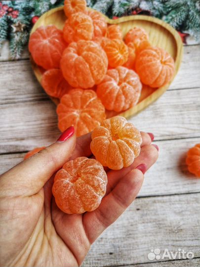 Мыло ручной работы Мандарин мини