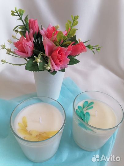 Ароматическая свеча ручной работы