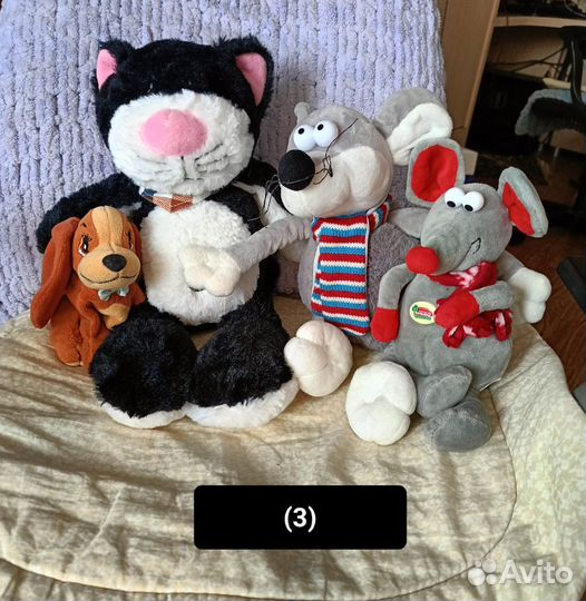 Мягкие игрушки пакетом