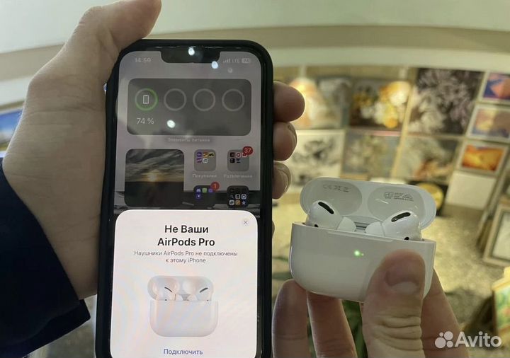 Airpods Pro premium versia 2024 года + Чехол