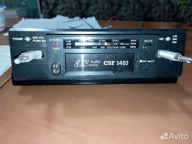 Автомагнитола кассетная новая