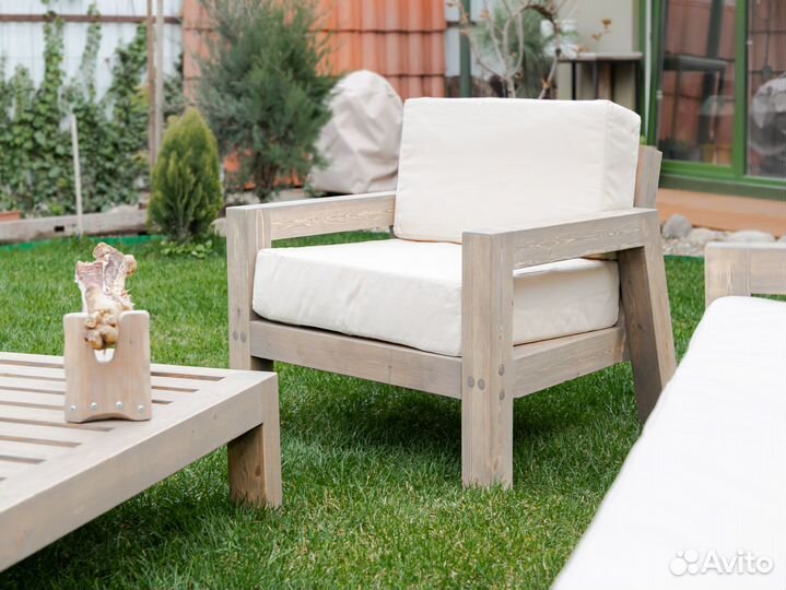Садовая мебель уличная дачная деревянная VIP