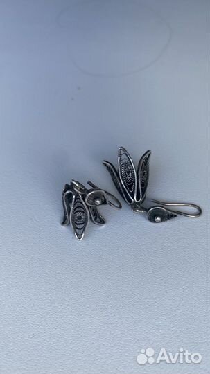 Серебряные серьги