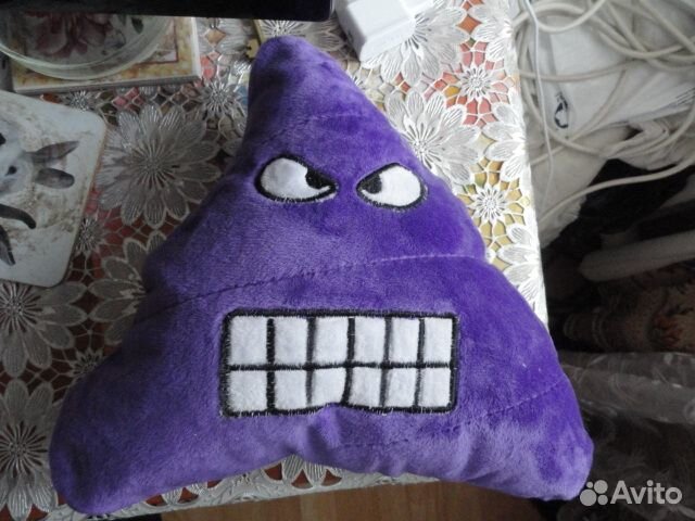 Монстрик, детская мягкая подушка (5+)
