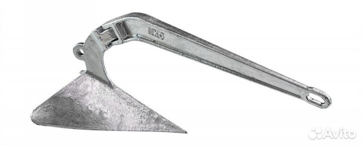 Якорь Плуг (CQR) 12 кг, оцинкованный