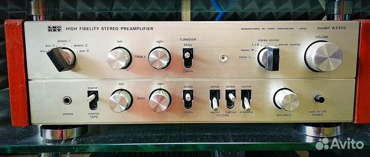 Ламповый предварительный усилитель luxkit A3300