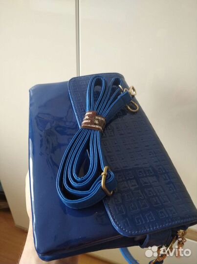 Клатч женский синий