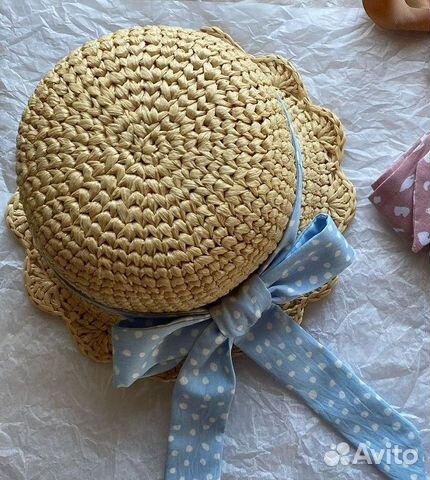 Детская летняя соломенная шляпа
