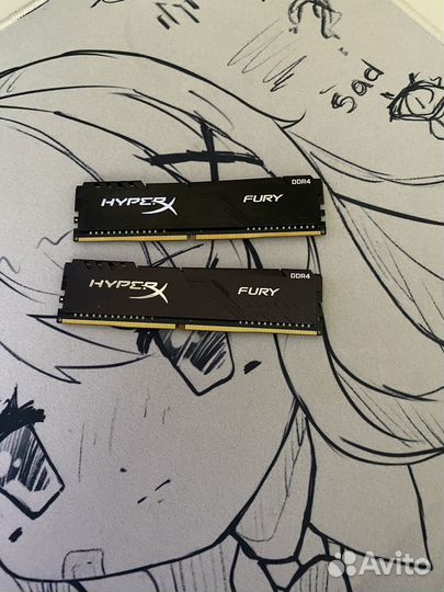 Kingston hyperx fury ddr4 2x4 3000mgz