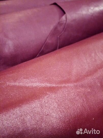 Кожа натуральная п-ва Монголия. Фиолетовые оттенки
