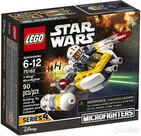 Lego Star Wars Истребитель Y-Wing 75162 новый