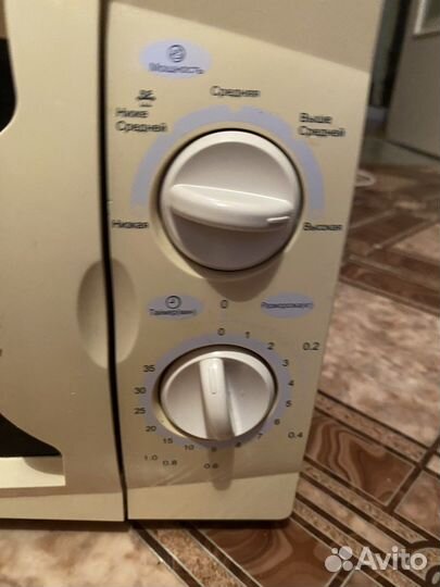 Свч микроволновая печь Scarlett рабочая