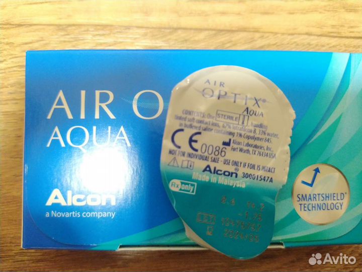 Линзы контактные