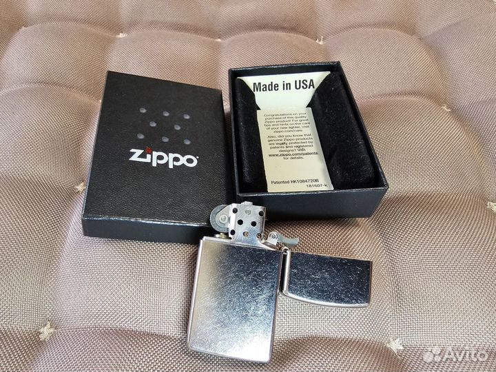 Оригинальная Zippo 1607 Slim Street Chrome