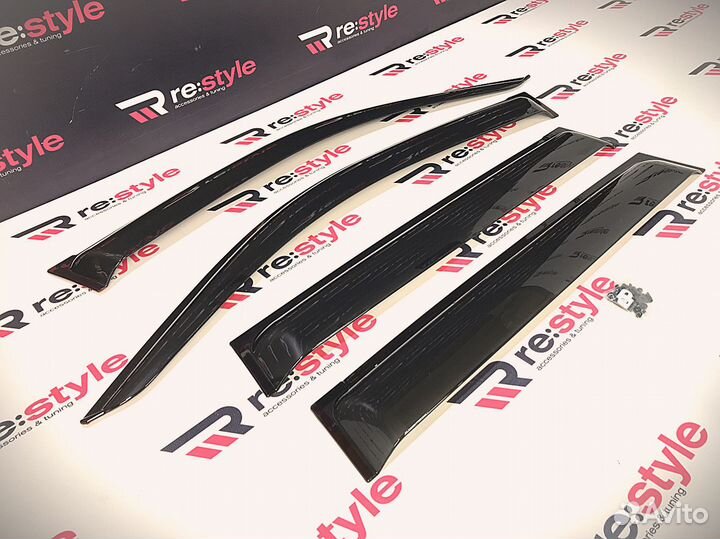 Ветровики Toyota Land Cruiser Prado 120 03-09г